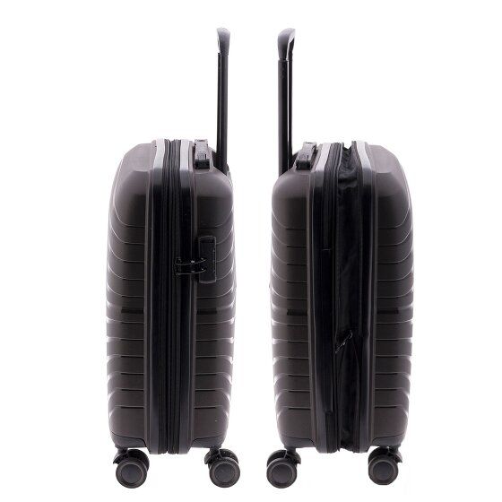 Gladiator 3400 4 wheels Cabin trolley 55 cm with expansion pleat