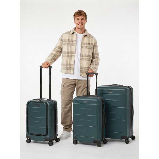 Police London 4 wheels Suitcase set 3-piece Expandable