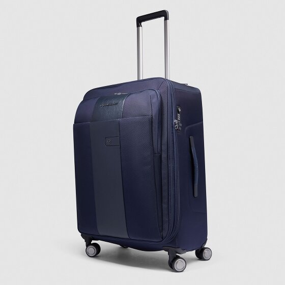 Piquadro Brief 4 wheels Trolley 68 cm with expansion pleat