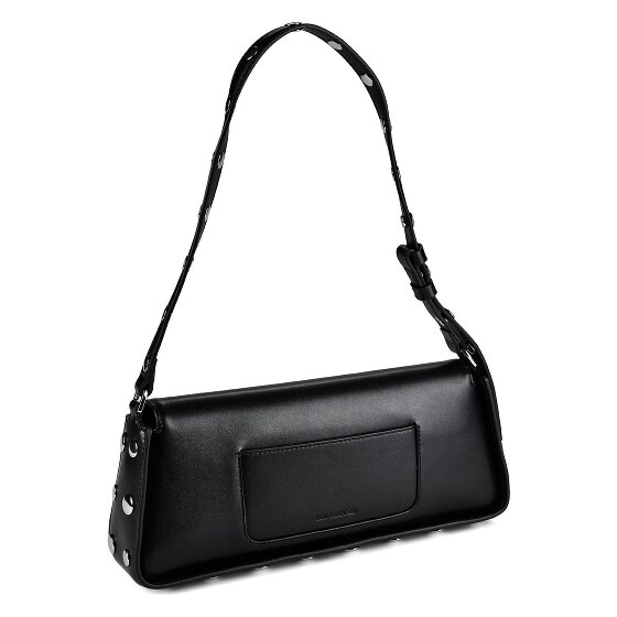 Karl Lagerfeld Signature Shoulder Bag Genuine Leather 32 cm