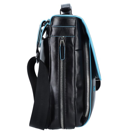 Piquadro Blue Square Briefcase II leather 40 cm laptop compartment
