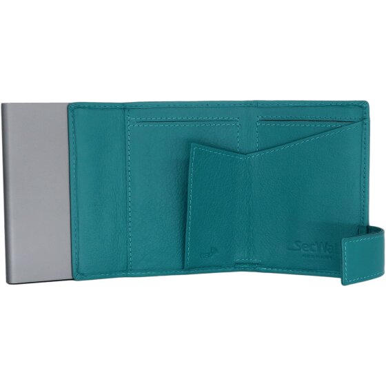 SecWal SecWal 1 credit card case wallet RFID leather 9 cm