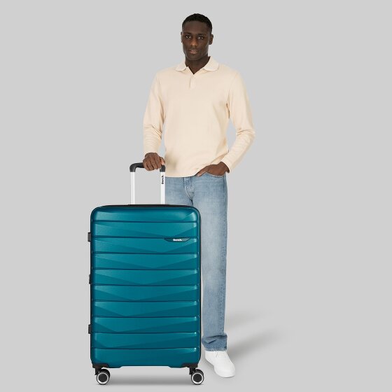 Bench Paris 4 wheels Trolley L 76 cm with expansion pleat