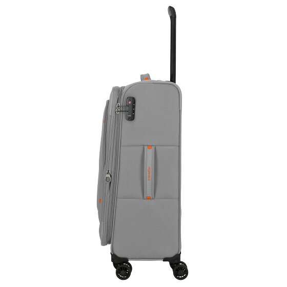 Travelite Umbria 4 wheels Trolley M 67 cm with expansion pleat