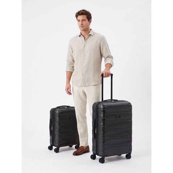 Delsey Paris Meteor 4-wheel Suitcase set S+M expandable