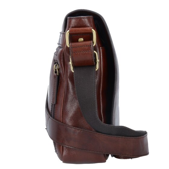 Leonhard Heyden Cambridge Messenger leather 32 cm laptop compartment