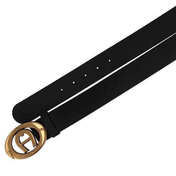 Aigner Logo belt leather