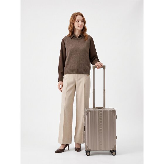 Aleon Traveler Domestic 4-Wheel Cabin suitcase, Aluminum, 55 cm