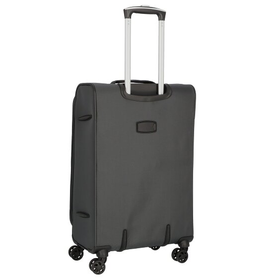 d&n Travel Line 6704 4 Roll Suitcase Set 3pcs.