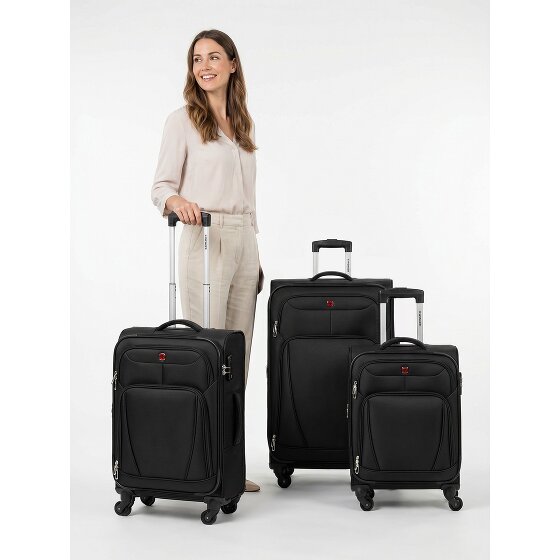 Wenger Beaumont 4 wheels Suitcase set 3-piece with expansion pleat