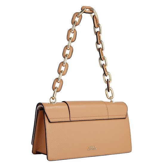Tommy Hilfiger Turnlock Shoulder Bag Leather 28 cm