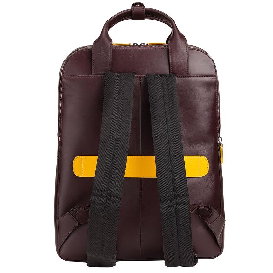 DuDu Backpack leather 40 cm laptop compartment