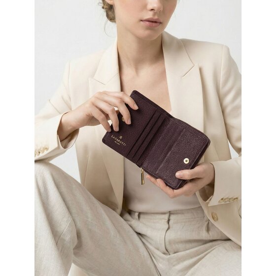 Lazarotti Bologna Leather Medium Zip-Around Wallet, Leather, 10 cm