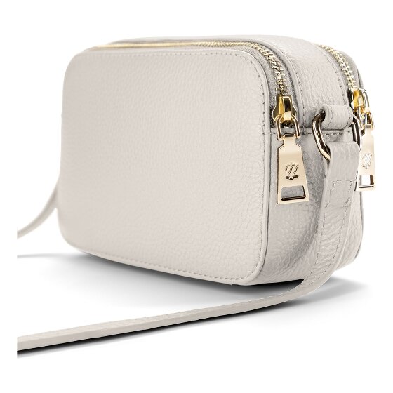 Lazarotti Bologna Leather Shoulder Bag Camera-Bag Leather Double-Zip 18 cm