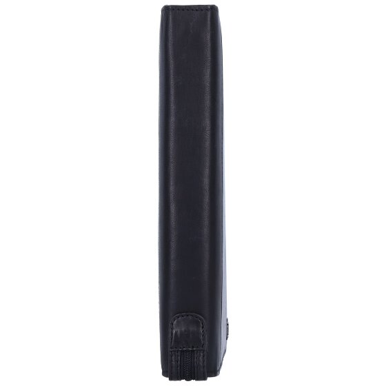 Greenland Nature Black Nappa ring folder leather 33 cm