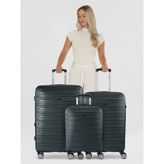 Benzi 5493 4 wheels Suitcase set 3-piece with expansion pleat