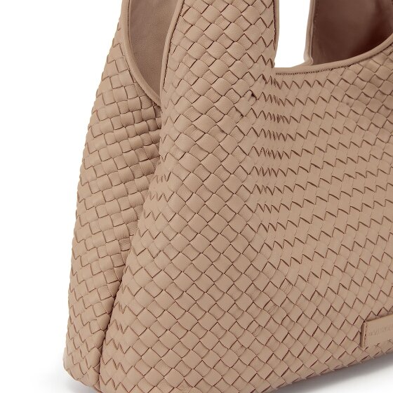 LES VISIONNAIRES Paz Weave Silky Shoulder Bag Leather 42 cm