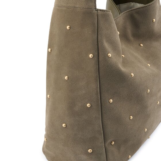 FredsBruder The Beaded One Shoulder Bag Genuine Leather 32 cm