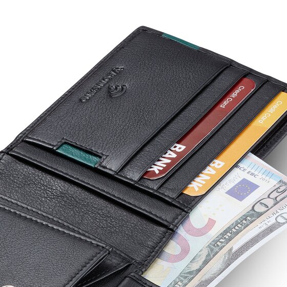 Roncato Monaco Wallet RFID protection Leather 9 cm
