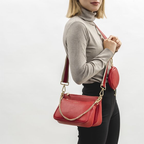 Lazarotti Milano Leather shoulder bag leather 23 cm