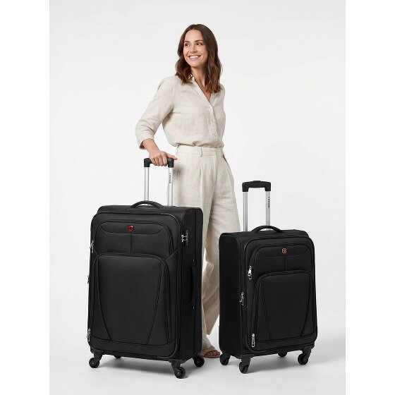 Wenger Beaumont 4-wheel Suitcase Set (M+L) expandable gusset