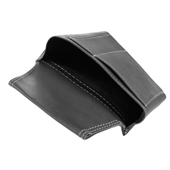 Greenburry Vintage Black fanny pack - waiter wallet leather 14.5 cm