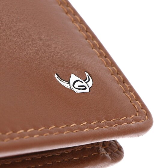 Golden Head Polo Wallet RFID protection Genuine Leather 12 cm