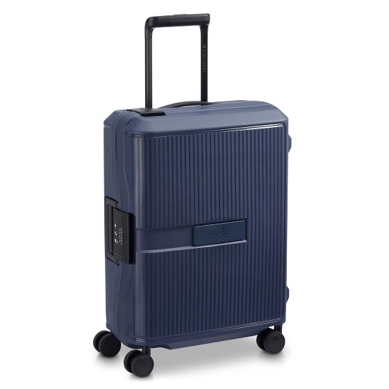 Delsey Paris x United Colors of Benetton Color Block Hardside 4-wheel cabin trolley 55 cm