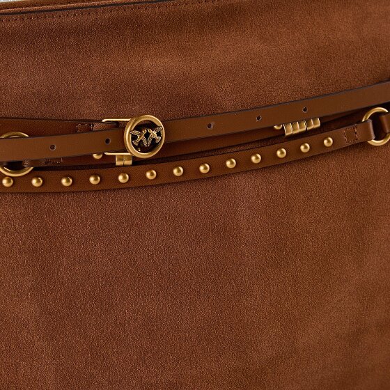 PINKO Belt Bag Big Shoulder Bag Leather 40 cm