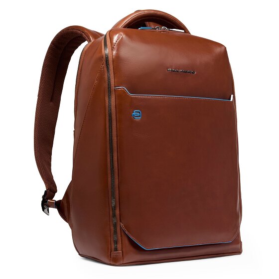 Piquadro Blue Square Daypack RFID protection Leather 39 cm Laptop compartment