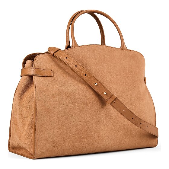 Coccinelle Sabine Suede Handbag Genuine Leather 43 cm
