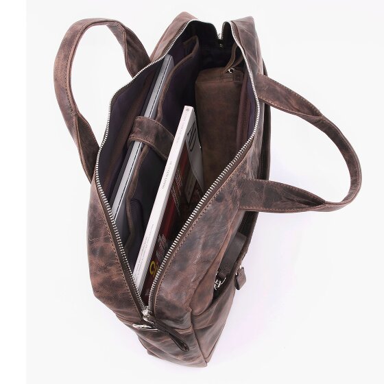 Pride and Soul Raily Briefcase Leather 41 cm Laptop compartment