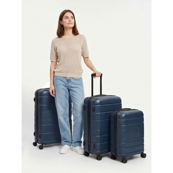 Redolz Essentials 11 4 wheels Suitcase set 3-piece with expansion pleat