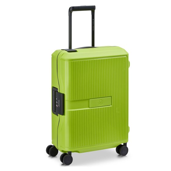 Delsey Paris x United Colors of Benetton Color Block Hardside 4-wheel cabin trolley 55 cm