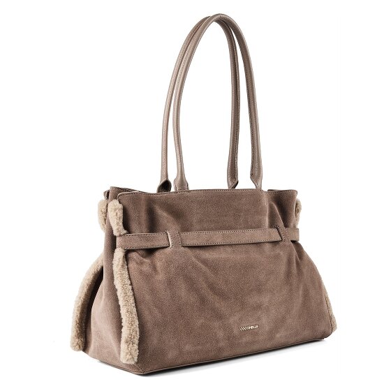 Coccinelle Sabine Shoulder Bag Genuine Leather 36 cm