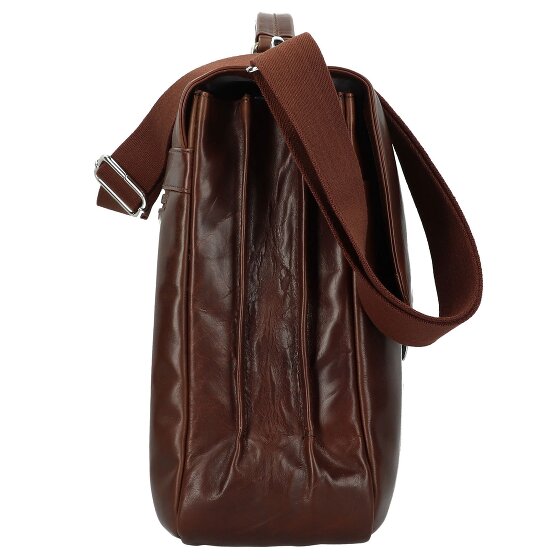 Bugatti Romano Messenger leather 44 cm laptop compartment