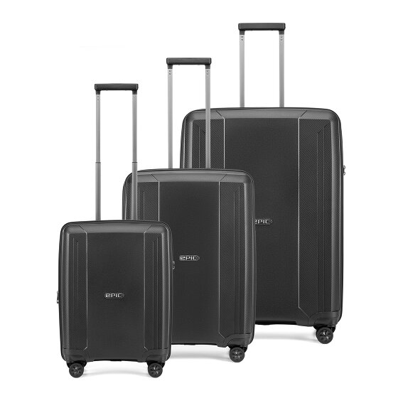 Epic Anthem 4 wheels Suitcase set 3-piece with expansion pleat