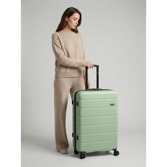 Saxoline Miami 4 wheels Trolley L 75 cm with expansion pleat