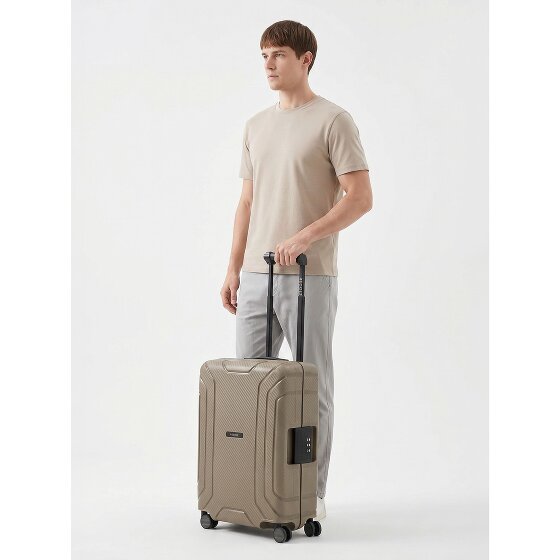 Redolz Essentials 15 4-roll cabin trolley 55 cm with three-point closure