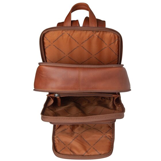 The Chesterfield Brand Wax Pull Up Business backpack Leather 39 cm Laptop compartment