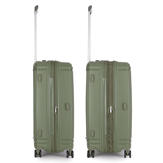 Stratic Straw T 4 wheels Trolley M 67 cm with expansion pleat