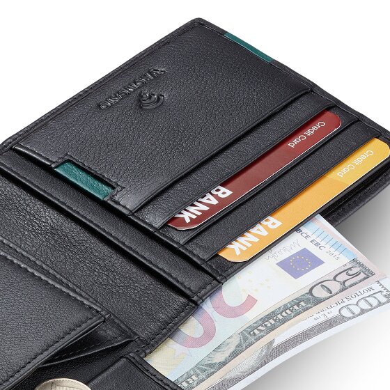 Roncato Monaco Wallet RFID protection Genuine Leather 9.5 cm