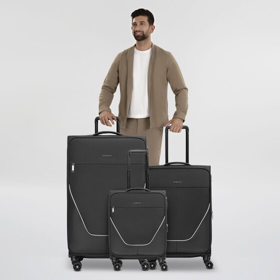 Stratic taska 4-wheel suitcase set 3 pcs. with stretch fold Stratic taska 4-wheel suitcase set 3 pcs. with stretch fold
