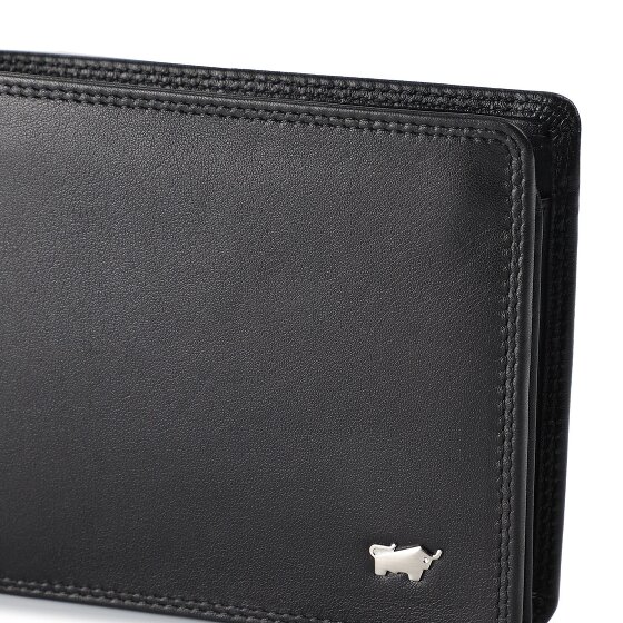 Braun Büffel Golf 3.0 Wallet RFID protection Leather 12 cm