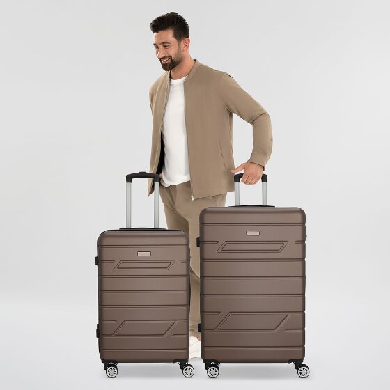 Nowi Bergamo 4 wheels Suitcase set 2-piece