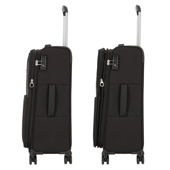American Tourister Star Max 4 wheels Suitcase set 3-piece with expansion pleat