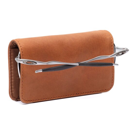 The Chesterfield Brand Maplewood Spectacle case Leather 3 cm
