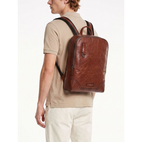 The Bridge Matteo Daypack Genuine Leather 38 cm Laptop compartment