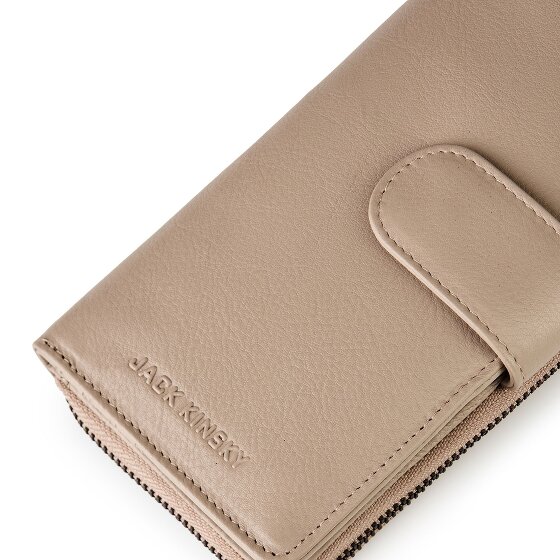 Jack Kinsky Livorno 1026 Wallet RFID protection Genuine Leather 19 cm