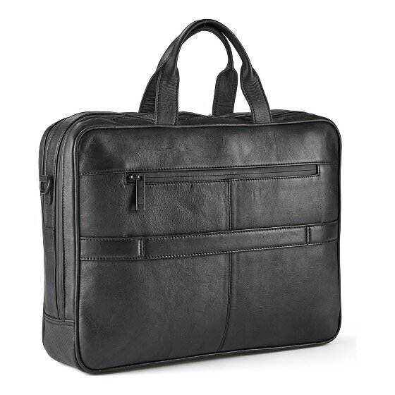 Harbour 2nd City Lights Briefcase Genuine Leather 40 cm Laptop compartment